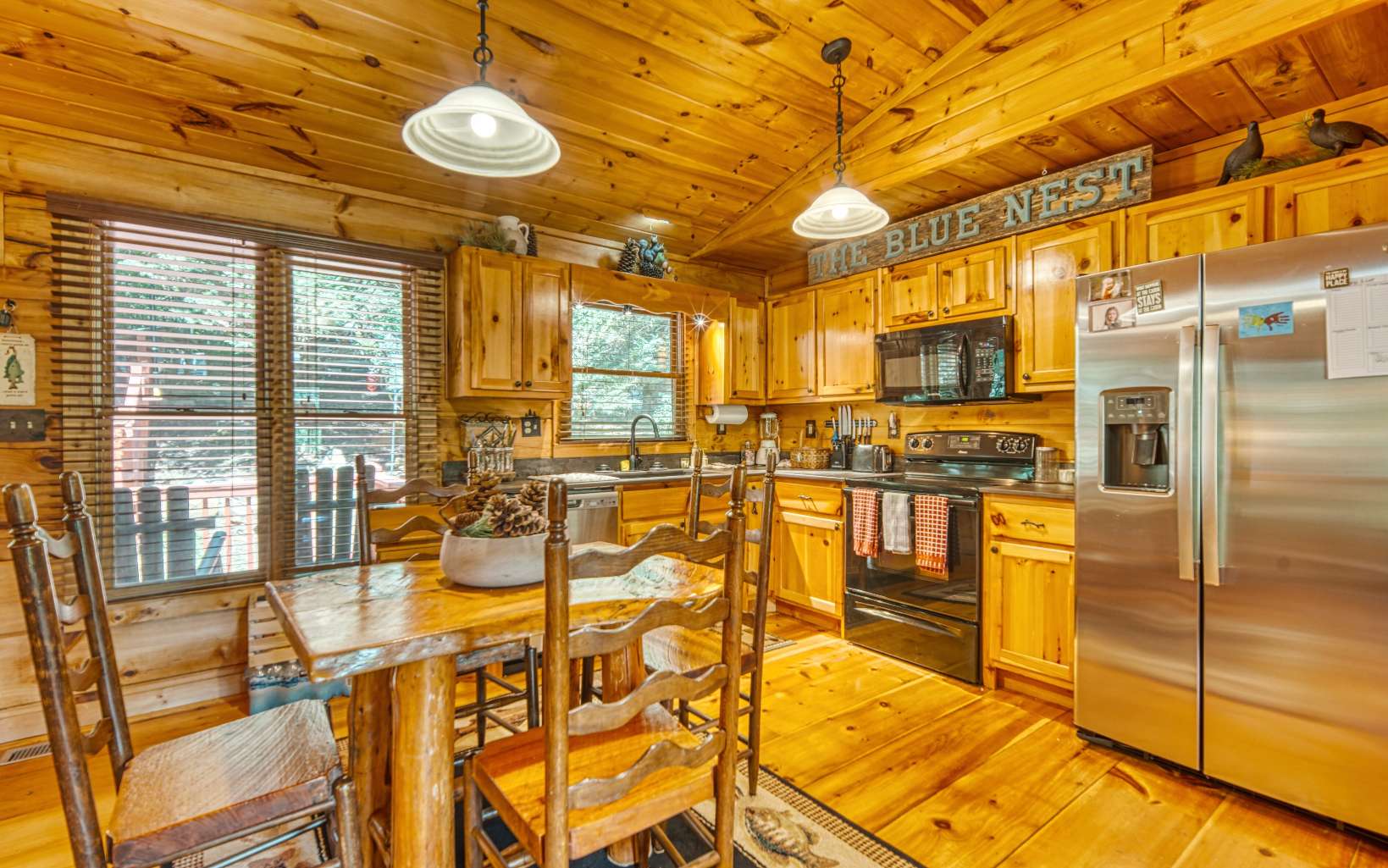 206 Mountain View Road Cherry Log, GA 30522 - Photo 16 of 49 a view of a kitchen with furniture and a kitchen view