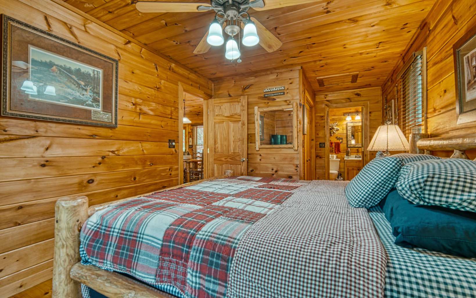 206 Mountain View Road Cherry Log, GA 30522 - Photo 22 of 49 a bedroom with a bed and window