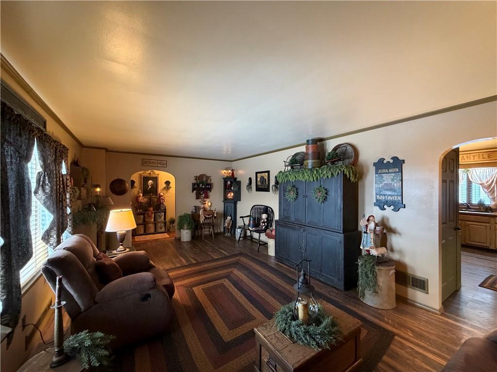 3070 Spangler Road West Middlesex, PA 16159 - Photo 9 of 22 a living room with furniture and wooden floor