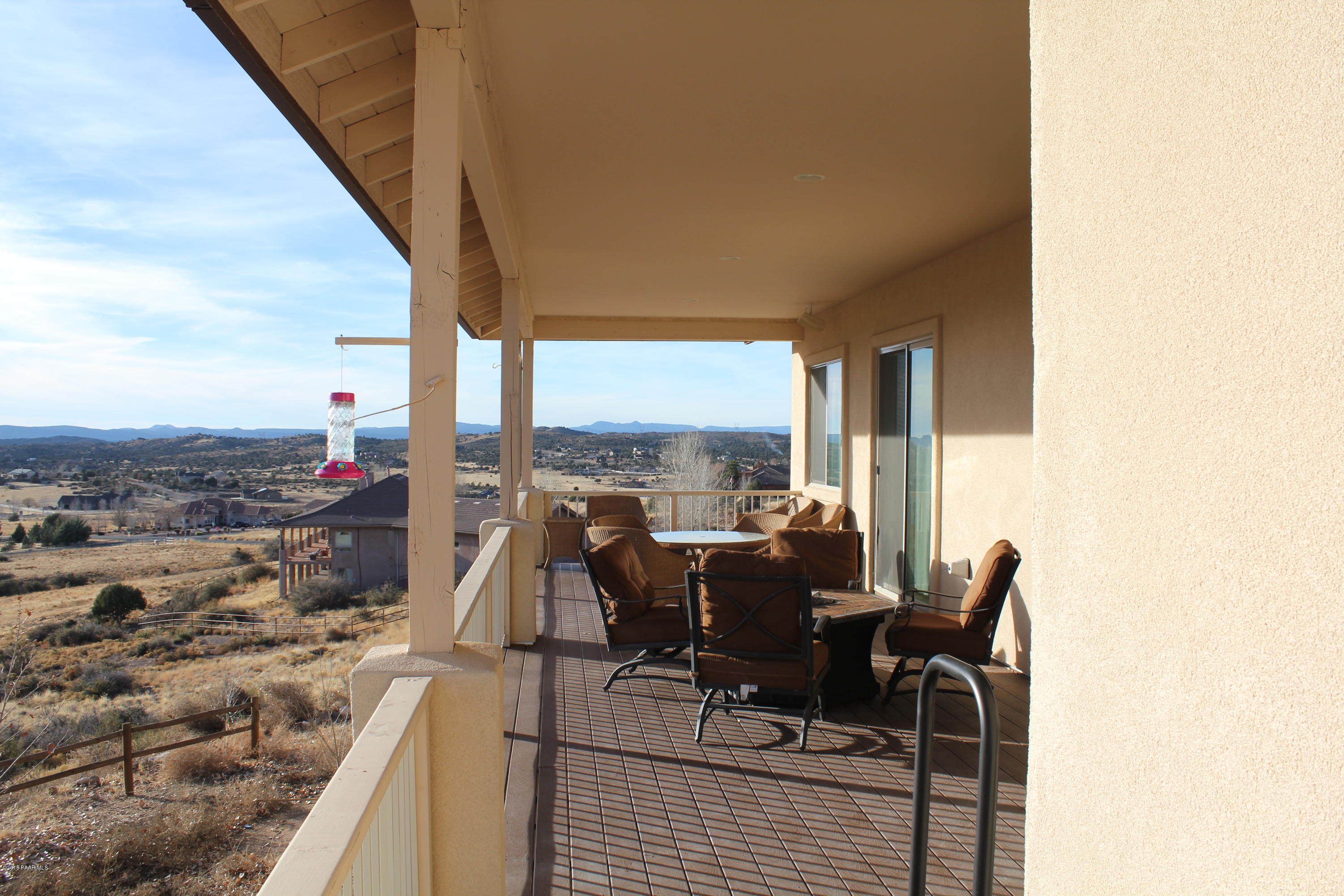 11575 Williamson Valley Ranch Road Prescott, AZ 86305 - Photo 36 of 58 Full length covered back porch
