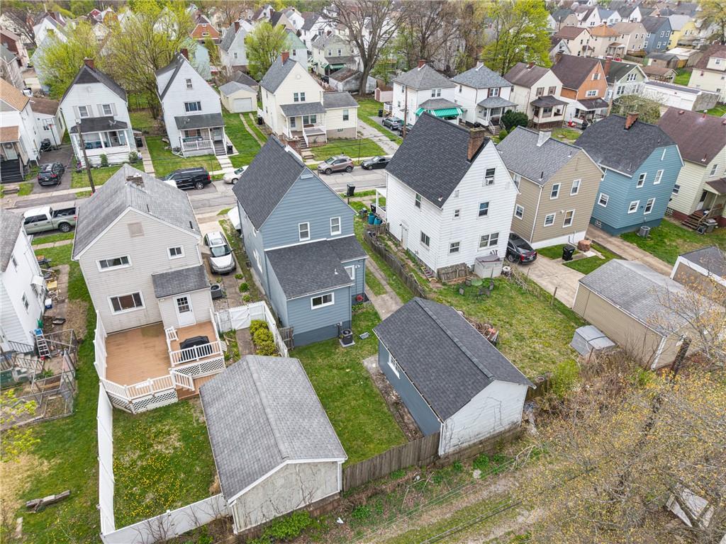 1716 Davidson Street Aliquippa, PA 15001 - Photo 32 of 34 an aerial view of residential houses with yard
