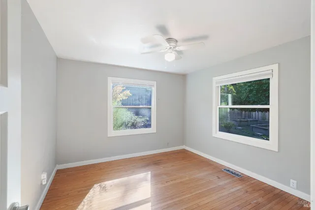 wooden floor in an empty room
