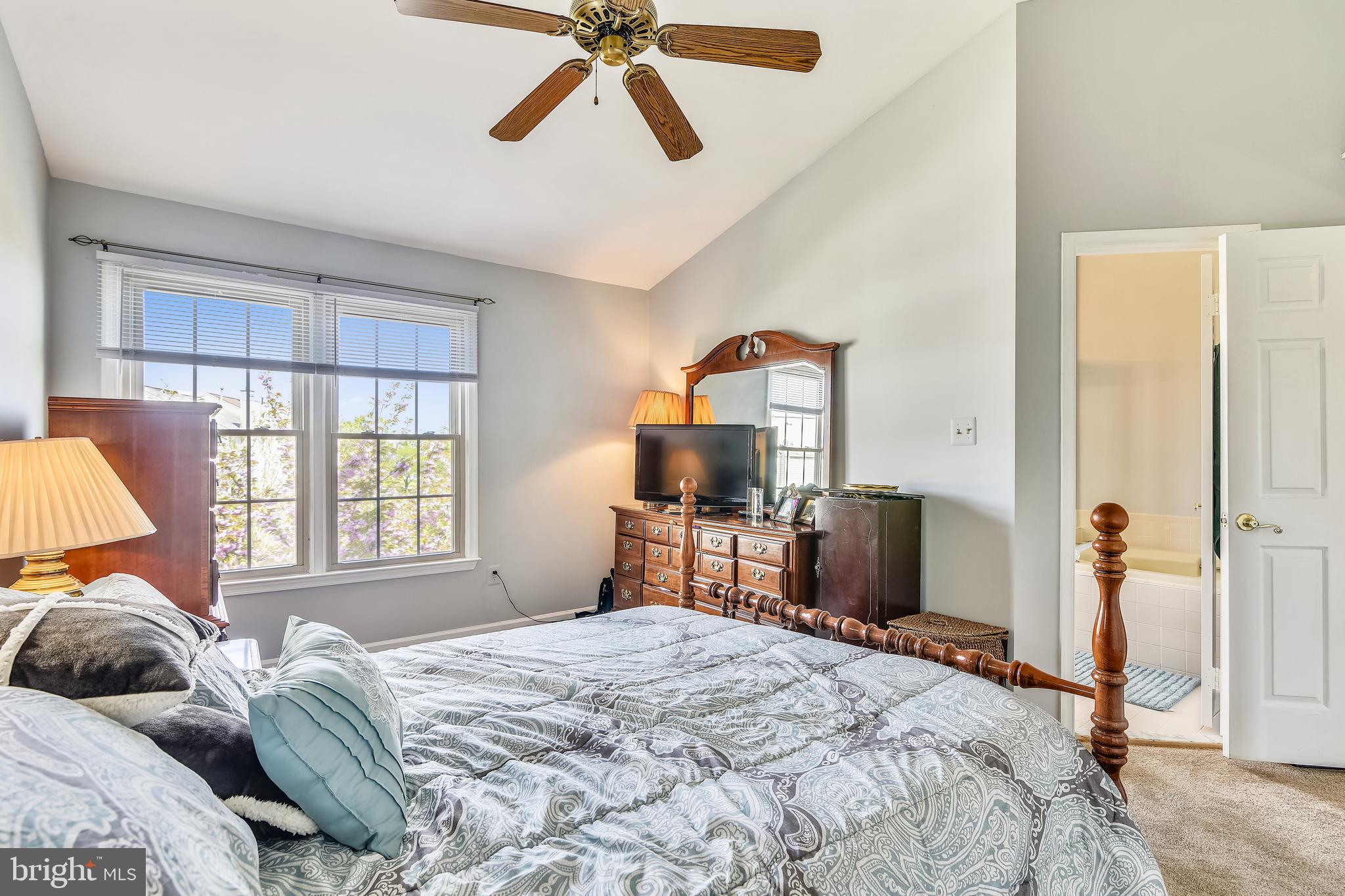 46826 Rabbitrun Terrace Sterling, VA 20164 - Photo 18 of 35 Master Bedroom with Double Window to treed common