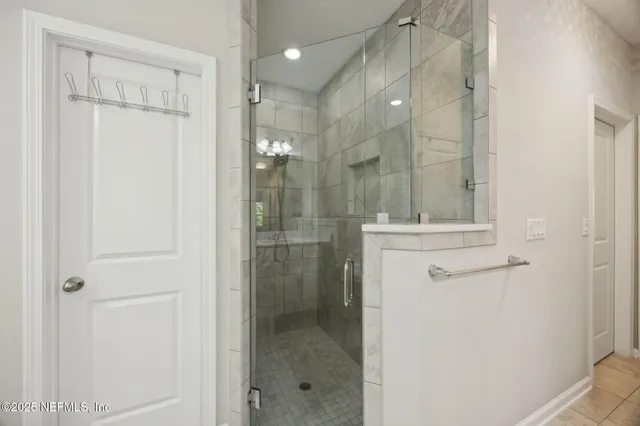 a view of a hallway with elevator