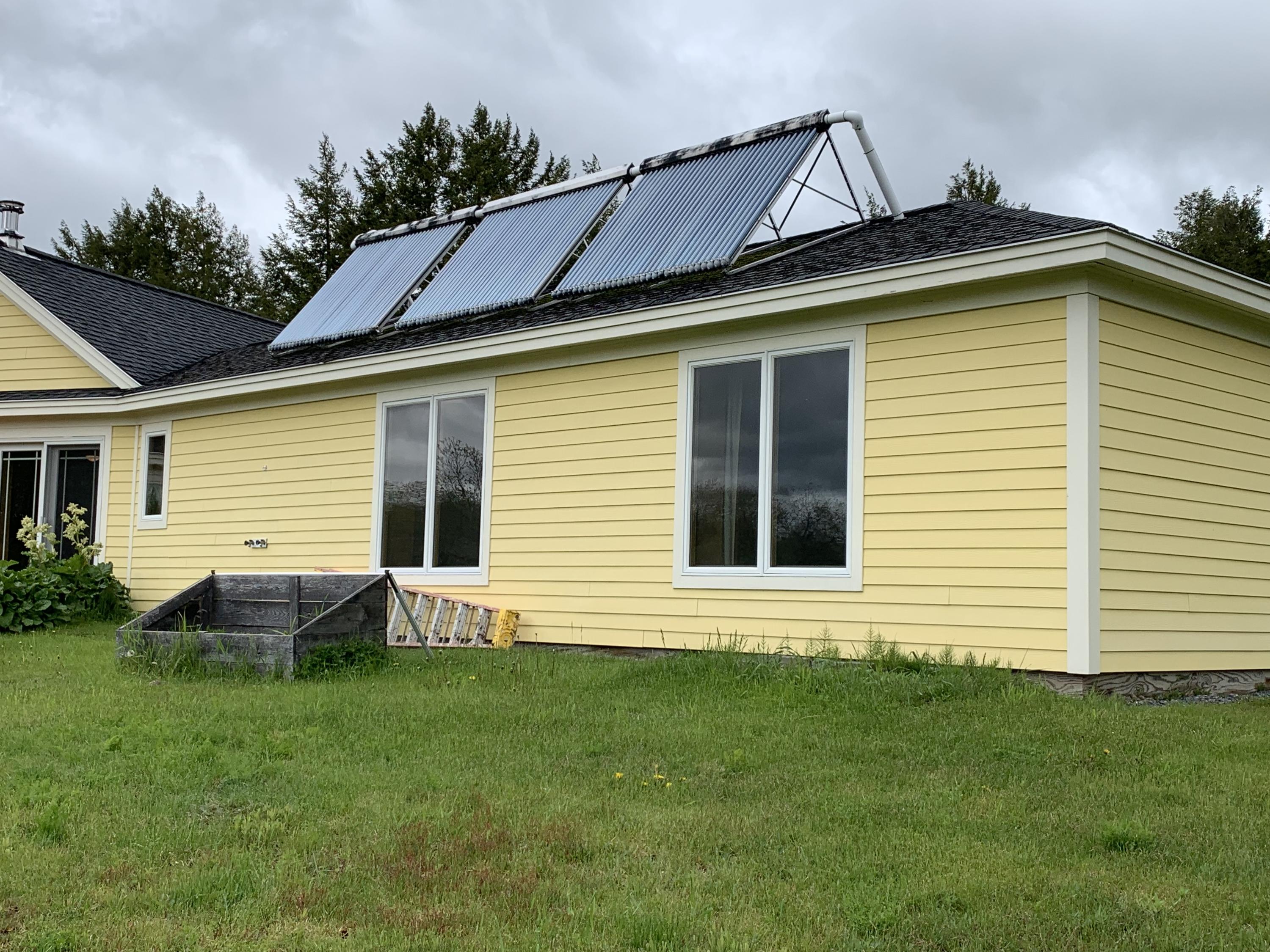 300 8 Rod Road Waterville, ME 04901 - Photo 37 of 43 Solar hot water collectors