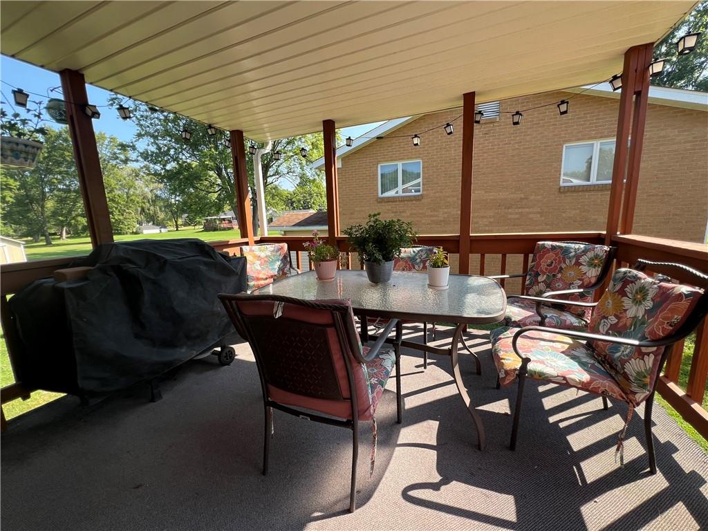 119 Walnut Street Apollo, PA 15613 - Photo 26 of 26 a view of a patio with table and chairs