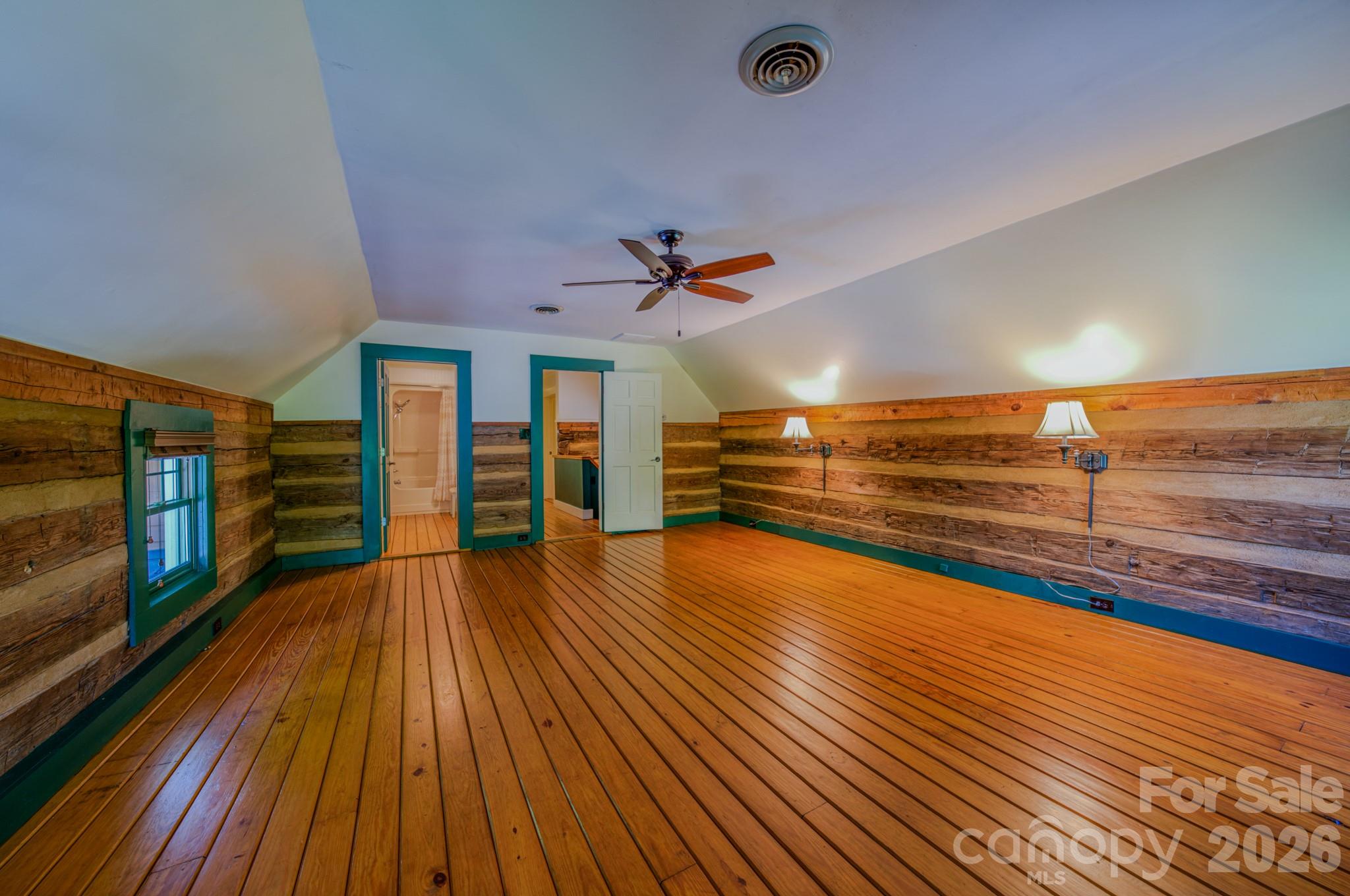 75 Old Gap Creek Road Fairview, NC 28730 - Photo 27 of 43 a view of a room with wooden floor