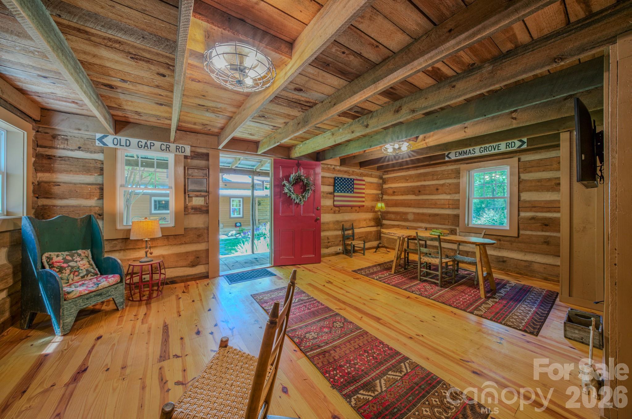 75 Old Gap Creek Road Fairview, NC 28730 - Photo 34 of 43 a view of a livingroom with wooden floor and furniture