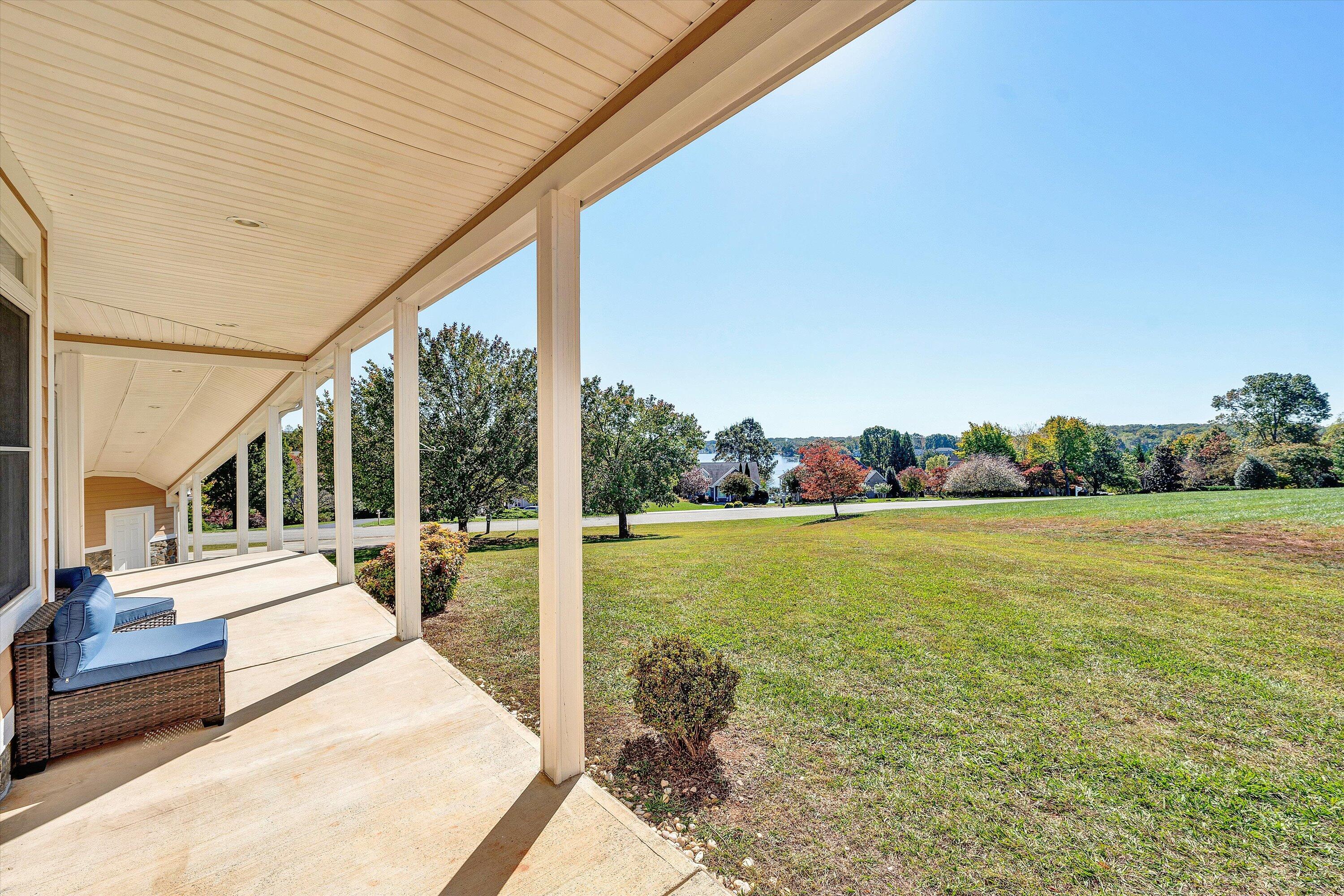 537 Calypso Road Moneta, VA 24121 - Photo 8 of 55 a view of swimming pool with seating space