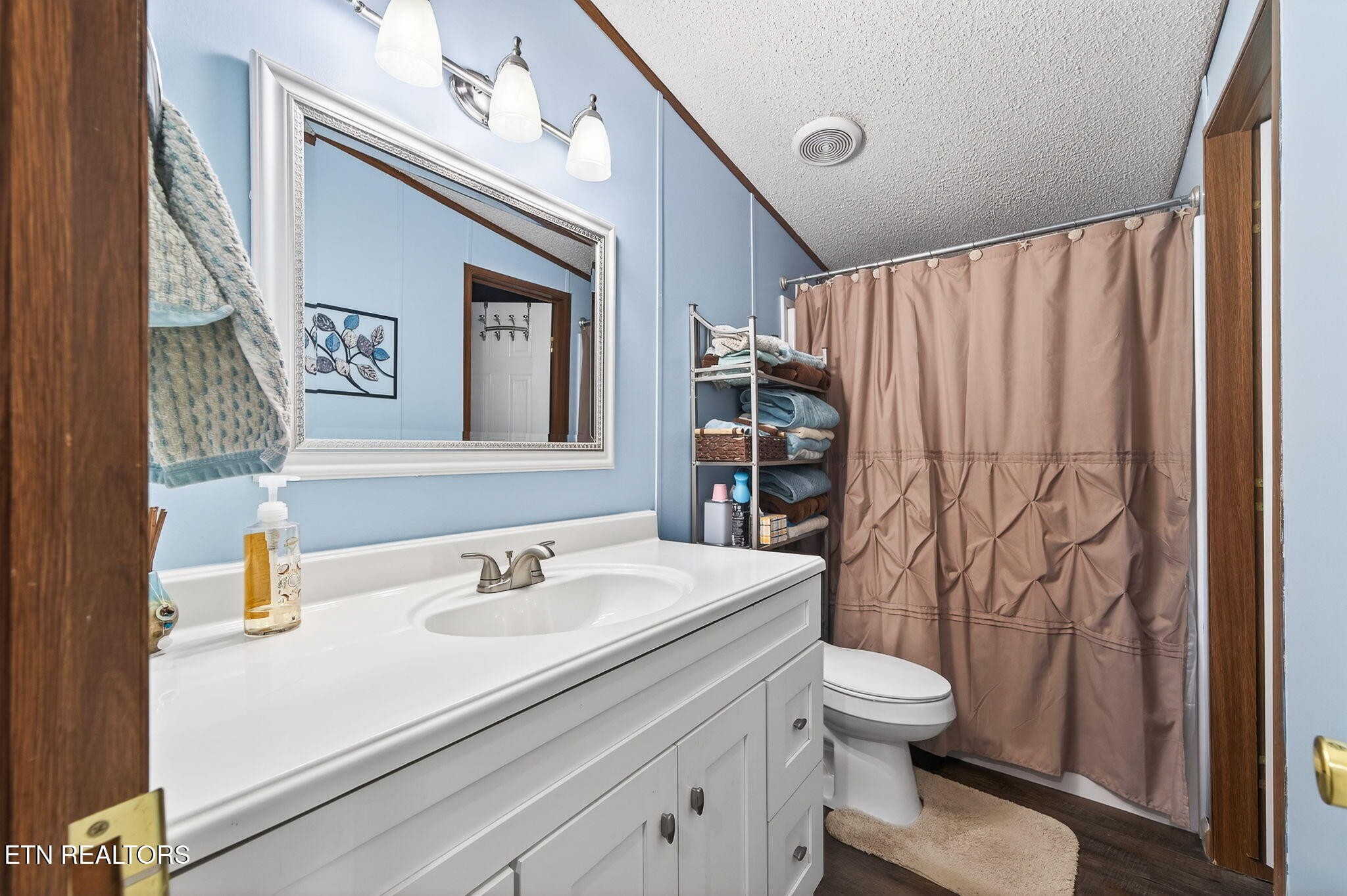 3773 Glade Creek Road Sparta, TN 38583 - Photo 24 of 59 a bathroom with a sink a toilet and a mirror