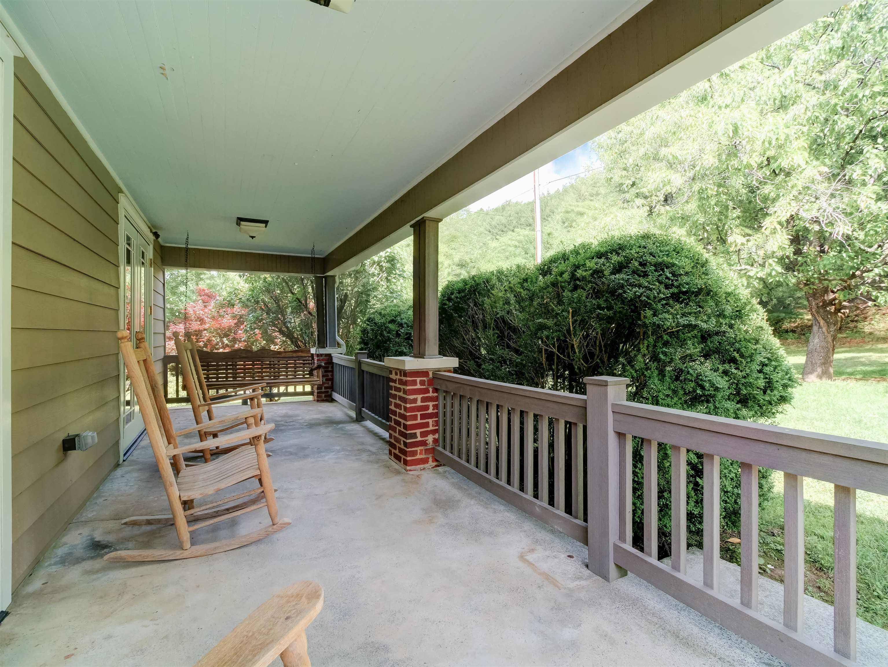 7304 Dry Run Road Williamsville, VA 24487 - Photo 10 of 57 a view of a two chair in the balcony