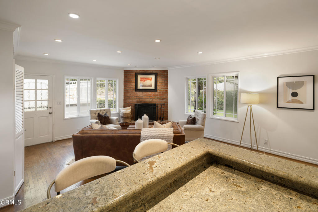 941 Chehalem Road La Canada Flintridge, CA 91011 - Photo 18 of 74 a living room with furniture and a couch