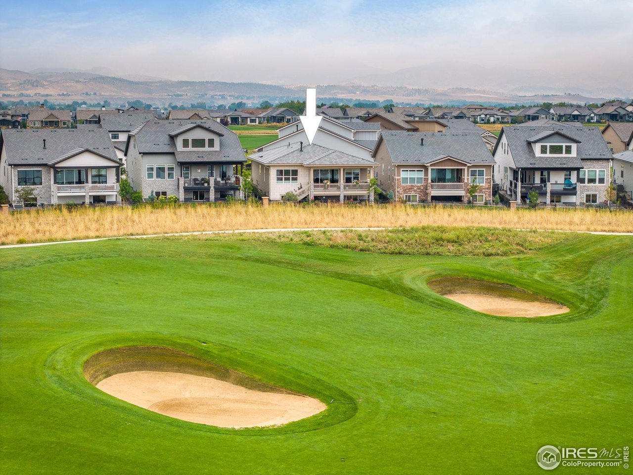 2940 Newfound Lk Road Berthoud, CO 80513 - Photo 35 of 42 an aerial view of residential houses with outdoor space and swimming pool