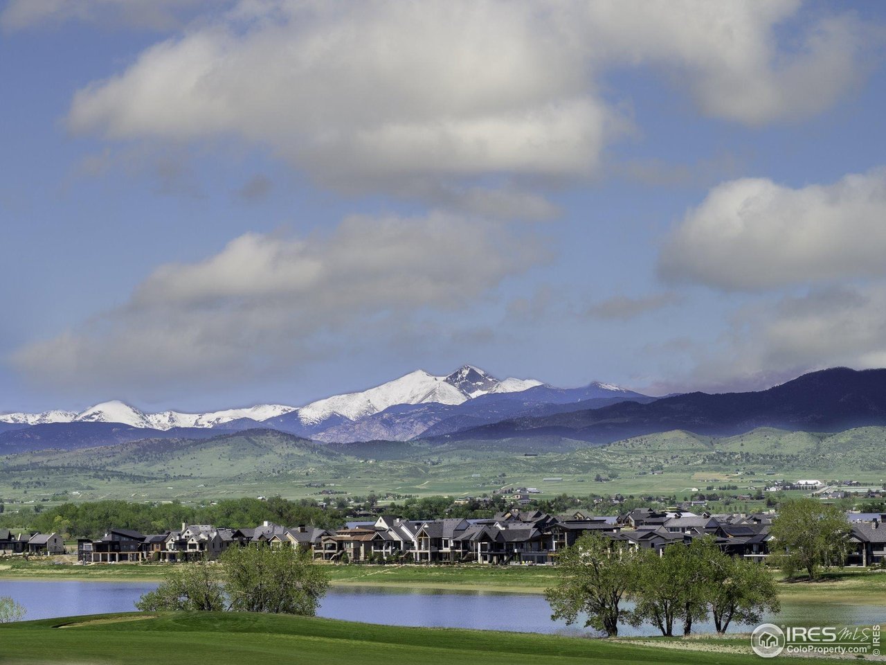 2940 Newfound Lk Road Berthoud, CO 80513 - Photo 39 of 42 an aerial view of residential houses with outdoor space and ocean view