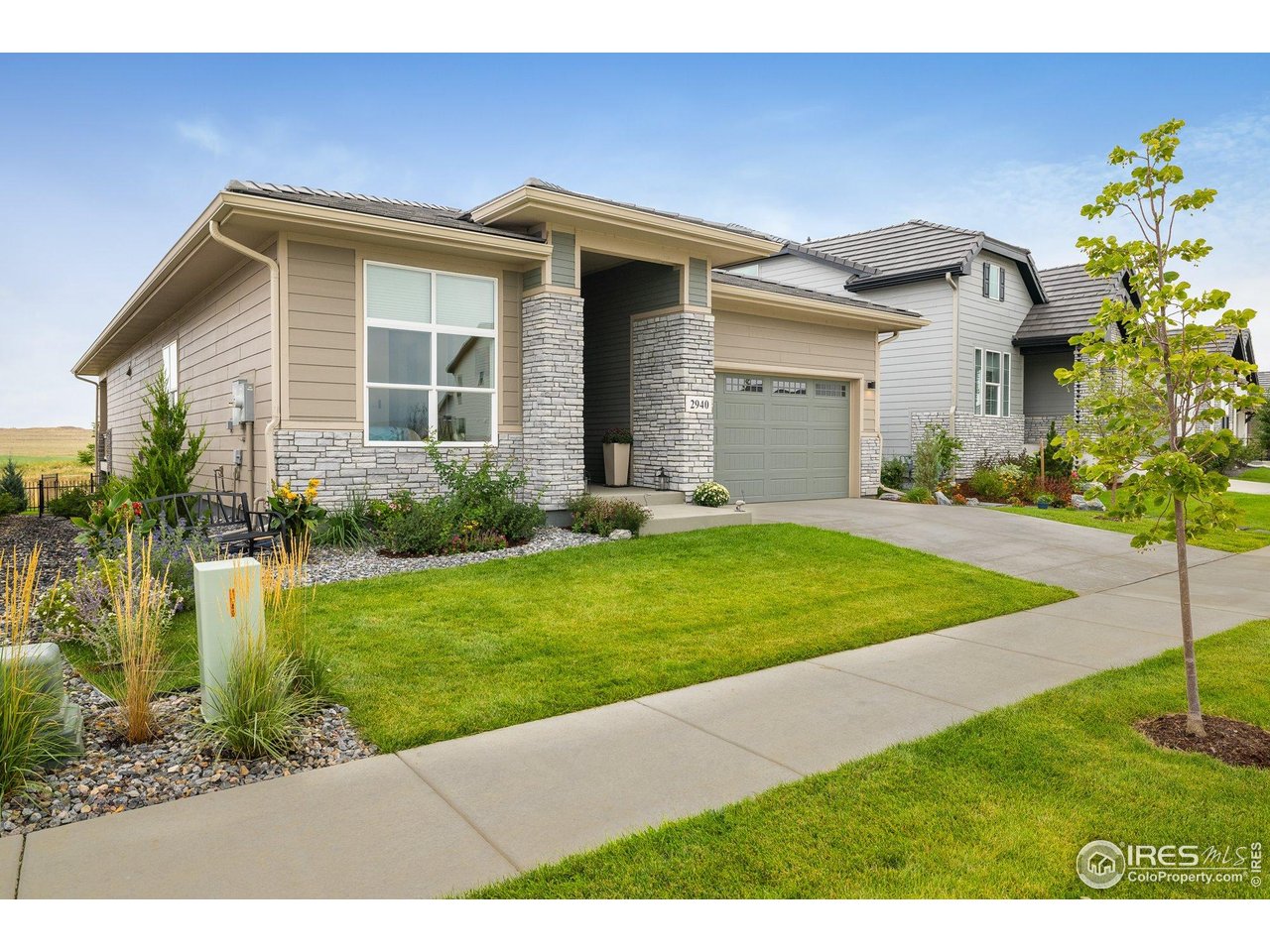 2940 Newfound Lk Road Berthoud, CO 80513 - Photo 42 of 42 a front view of a house with garden