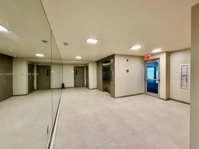 a view of an empty room