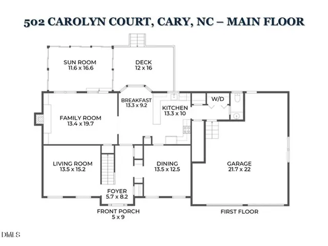 $775,000 | 502 Carolyn Court, Cary, NC 27511