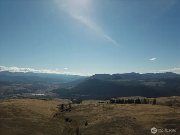 a view of lake and mountain