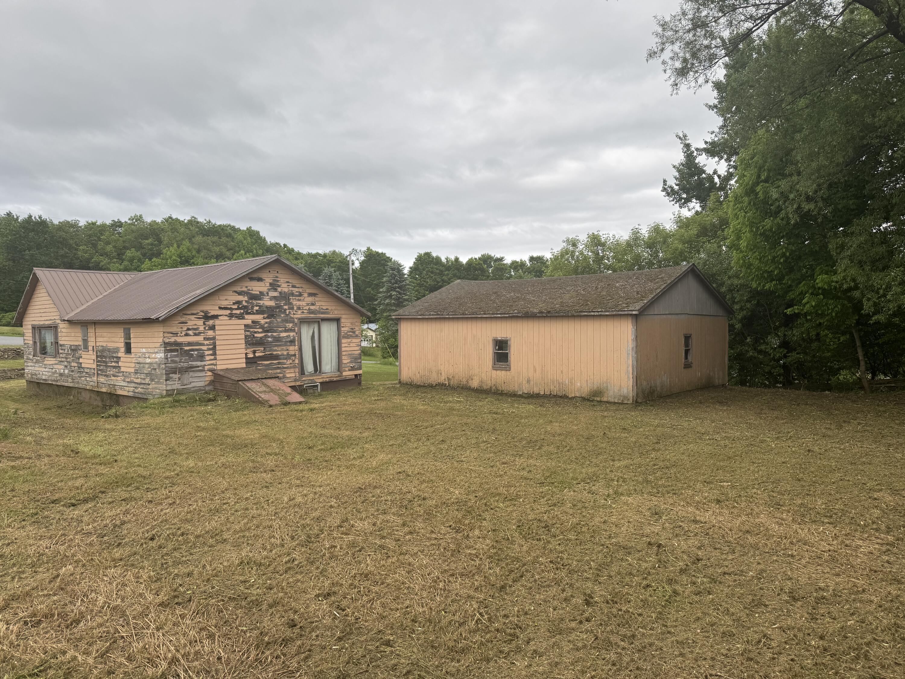 183 Blanche Road Lyon Mountain, NY 12955 - Photo 12 of 12 Back/garage