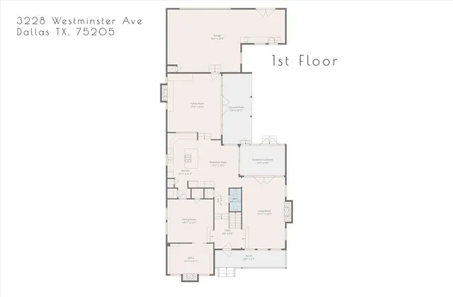 a picture of floor plan