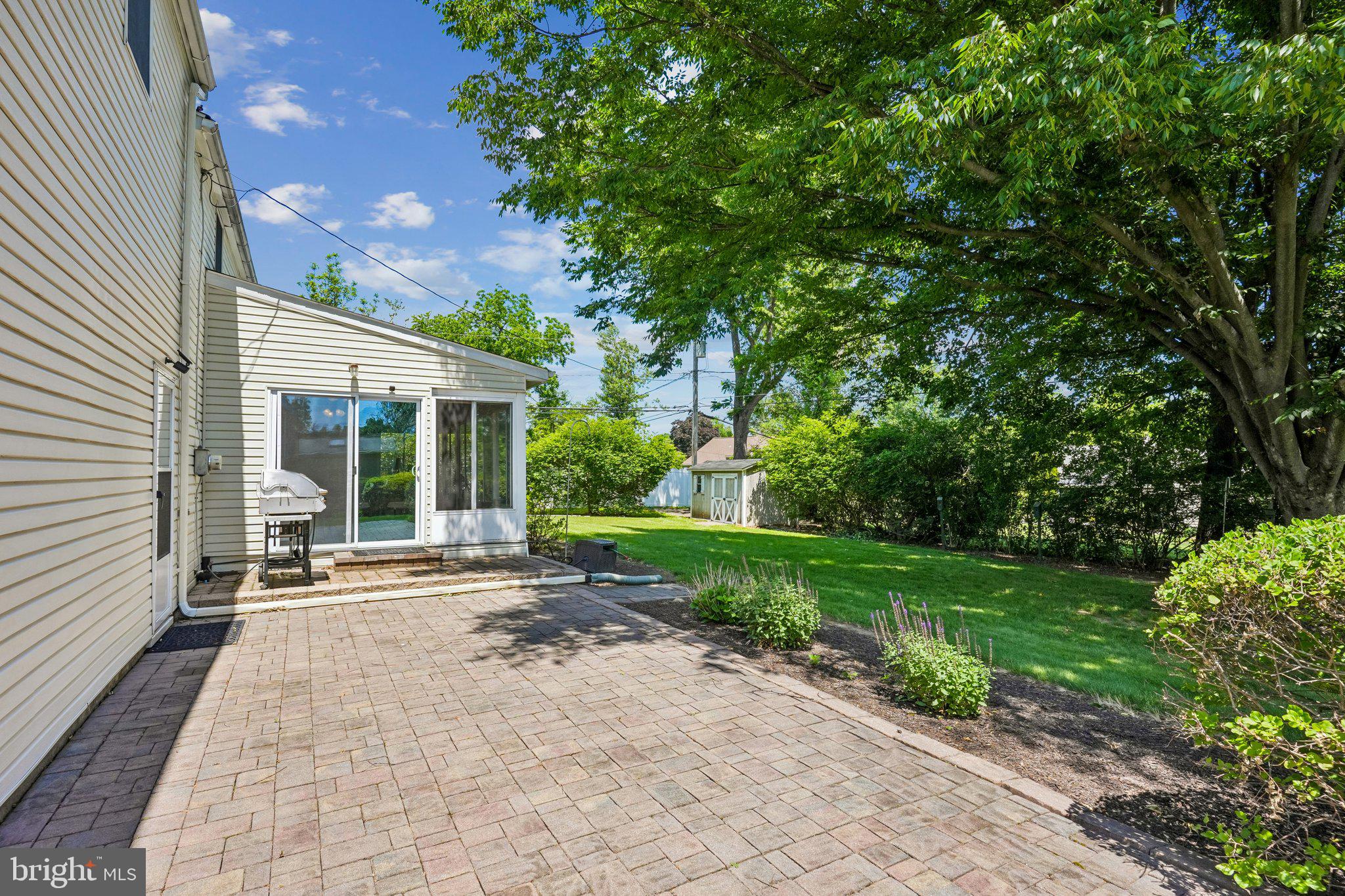 209 Upper Valley Road North Wales, PA 19454 - Photo 16 of 35 Sunny patio with privacy planting.