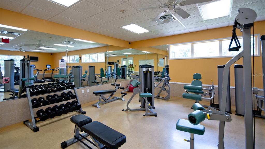 7401 Hamilton Road Bradenton, FL 34209 - Photo 32 of 35 a view of a room with gym equipment