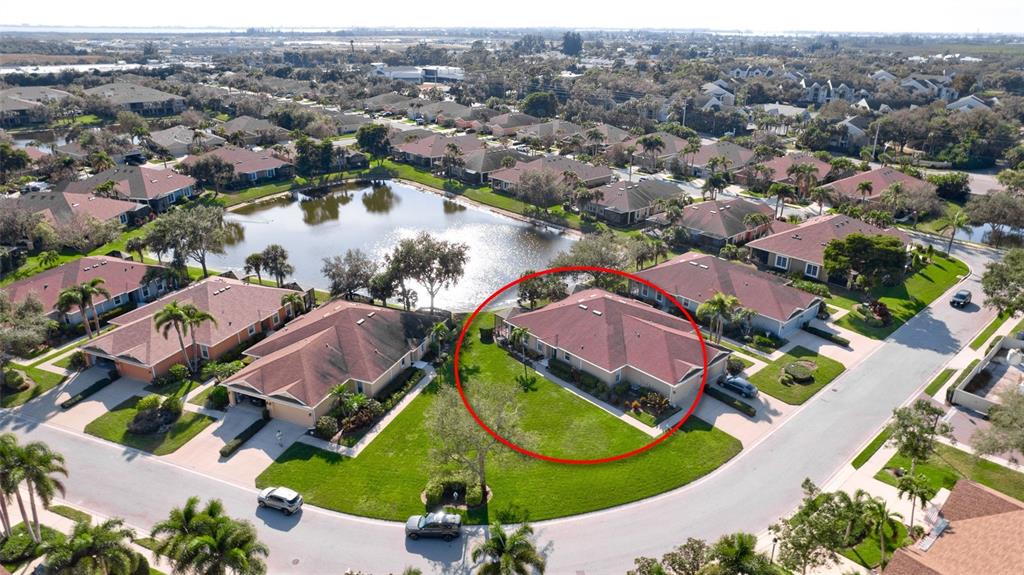 7401 Hamilton Road Bradenton, FL 34209 - Photo 33 of 35 an aerial view of a house with a swimming pool