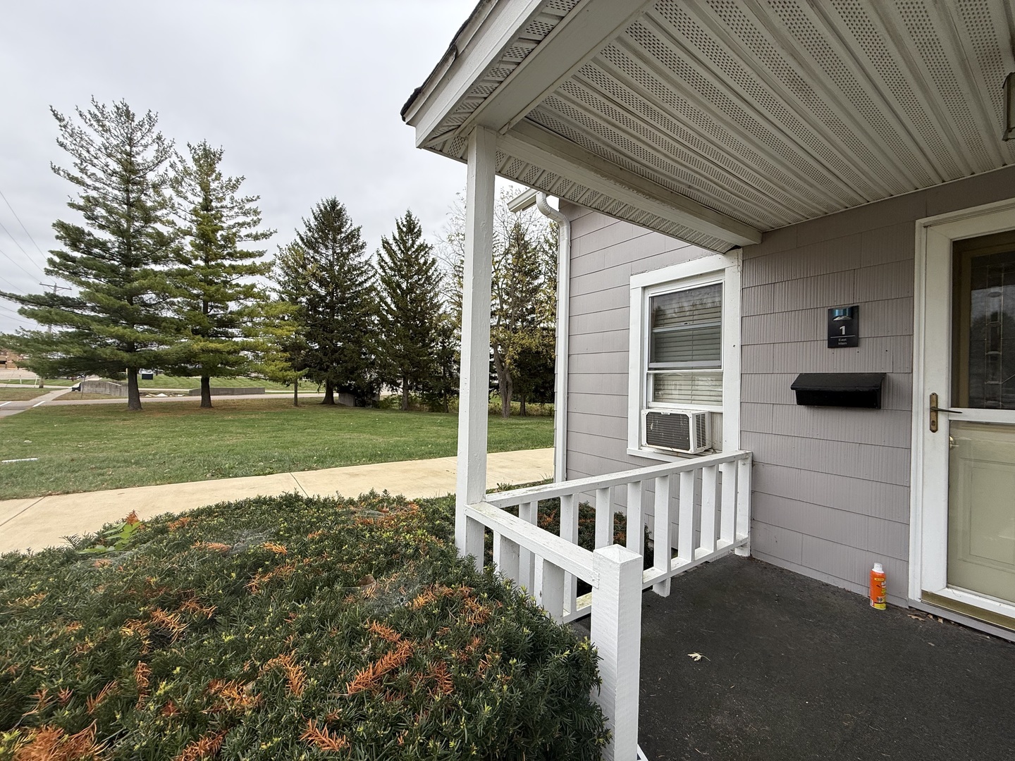 1 East Main Street Amboy, IL 61310 - Photo 14 of 32 a view of a house with backyard and porch