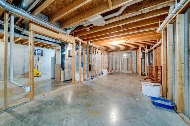 a view of storage and utility room