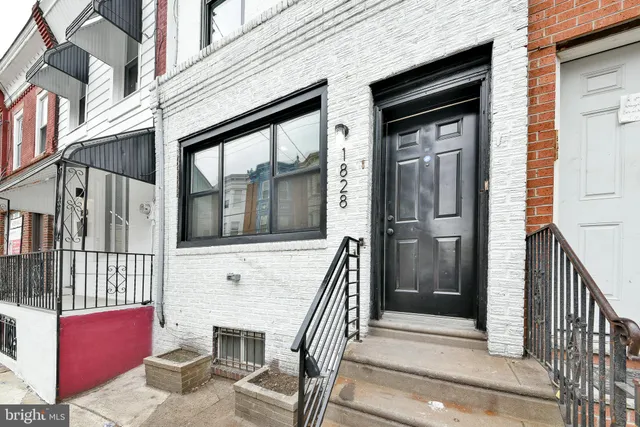 a view of front door of house