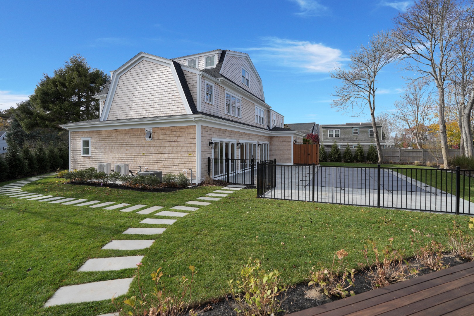 23 Pinehurst Road Edgartown, MA 02539 - Photo 6 of 57 a view of a house with a yard