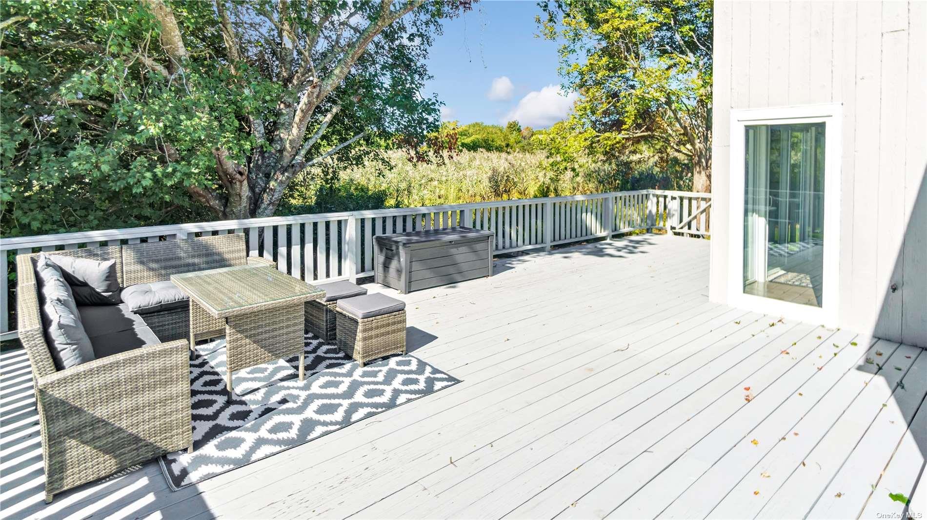 19 Rogers Lane Remsenburg, NY 11960 - Photo 23 of 28 a view of balcony with wooden floor