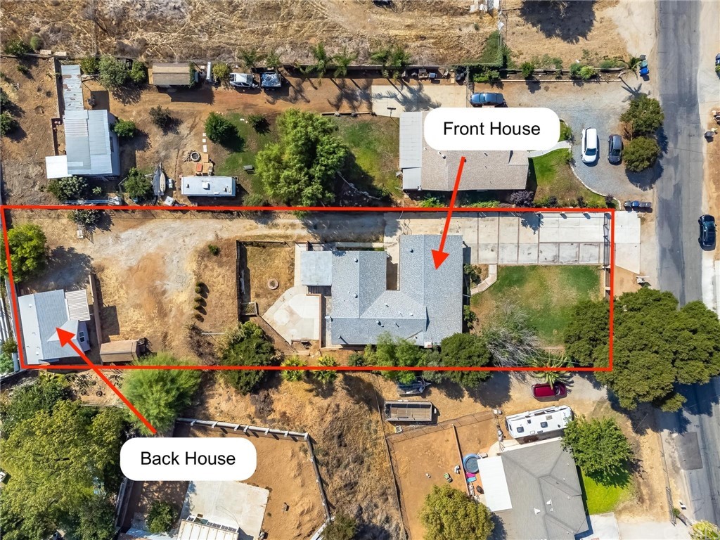 6529 Western Avenue Riverside, CA 92505 - Photo 1 of 1 Aerial From Above the House