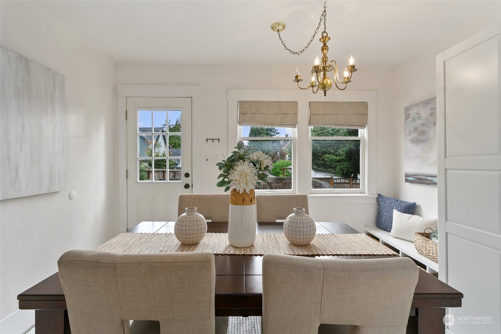 5942 41st Avenue Southwest Seattle, WA 98136 - Photo 19 of 40 a dining room with furniture and window