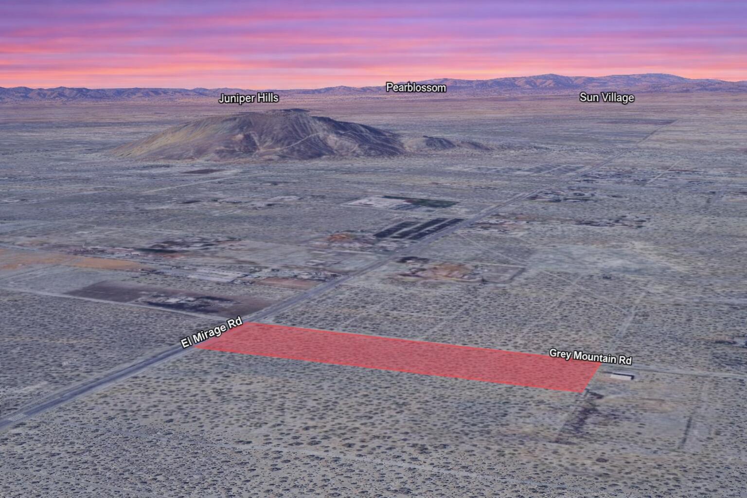El Mirage Road Adelanto, CA 92301 - Photo 3 of 11 a view of an outdoor space and mountain view