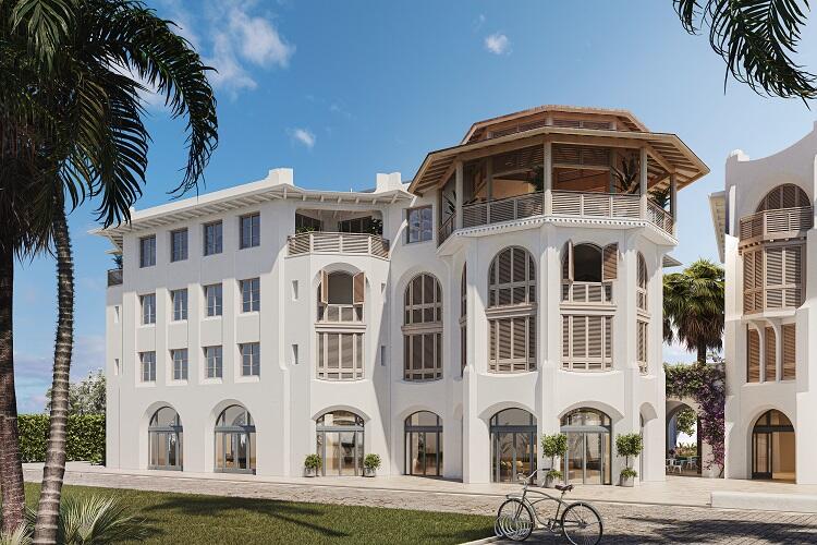 40 Mark Twain Ln Inlet Beach, Unit 302 Inlet Beach, FL 32461 - Photo 1 of 12 a front view of a multi story building