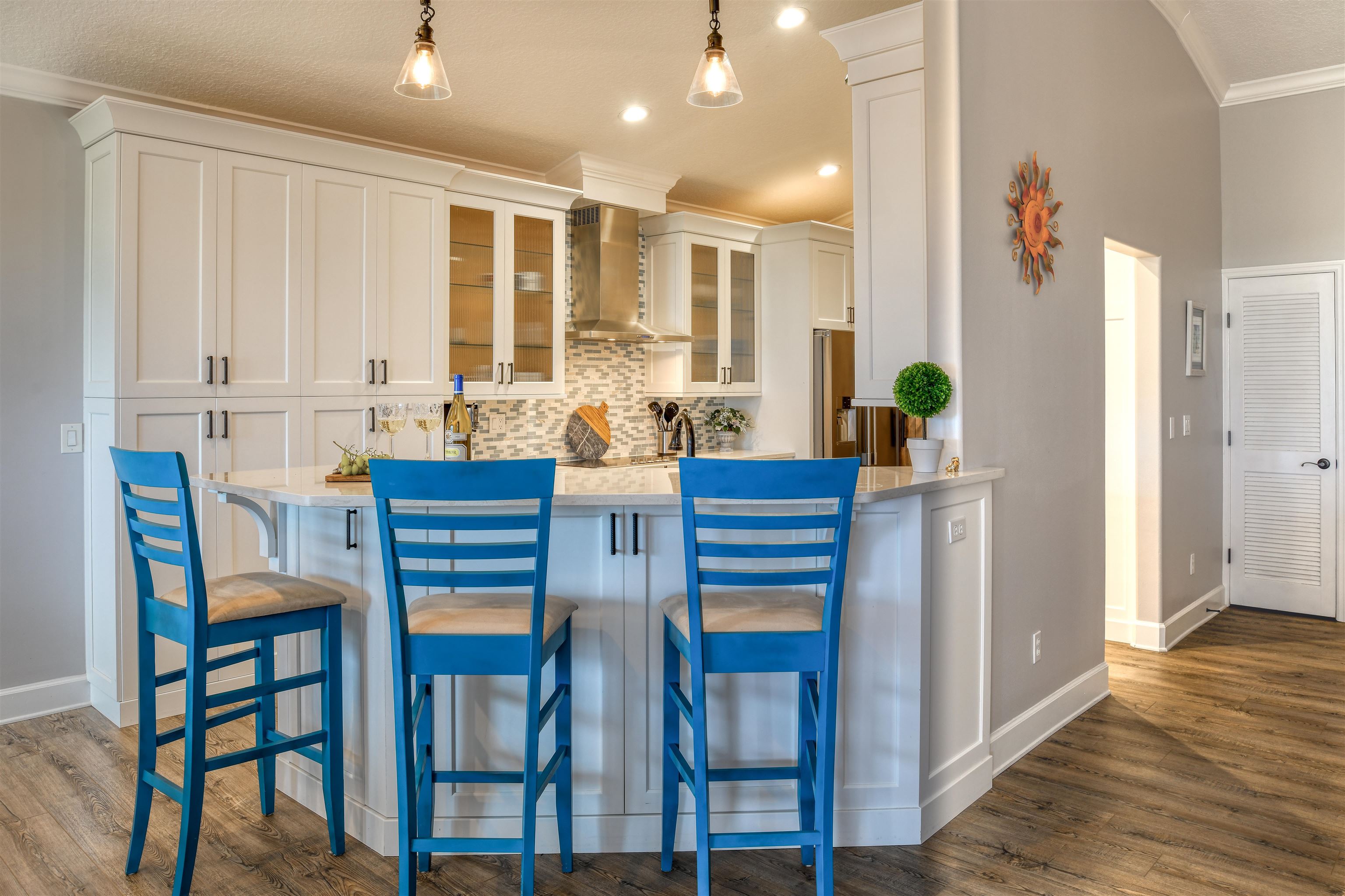 616 Mediterranean Way St. Augustine, FL 32080 - Photo 42 of 64 a dining room with furniture and wooden floor