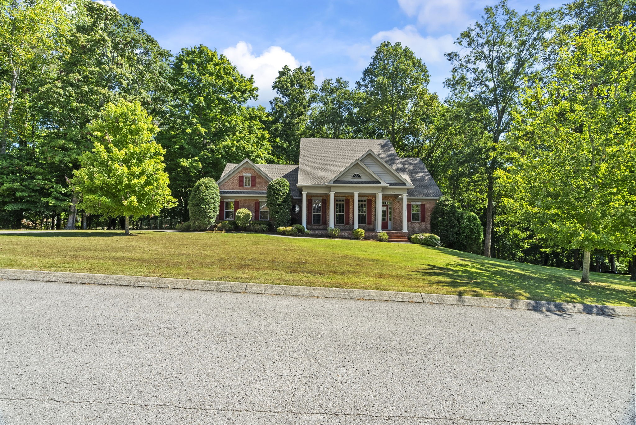 205 Yearling Trace Pleasant View, TN 37146 - Photo 6 of 29 a front view of a house with a yard