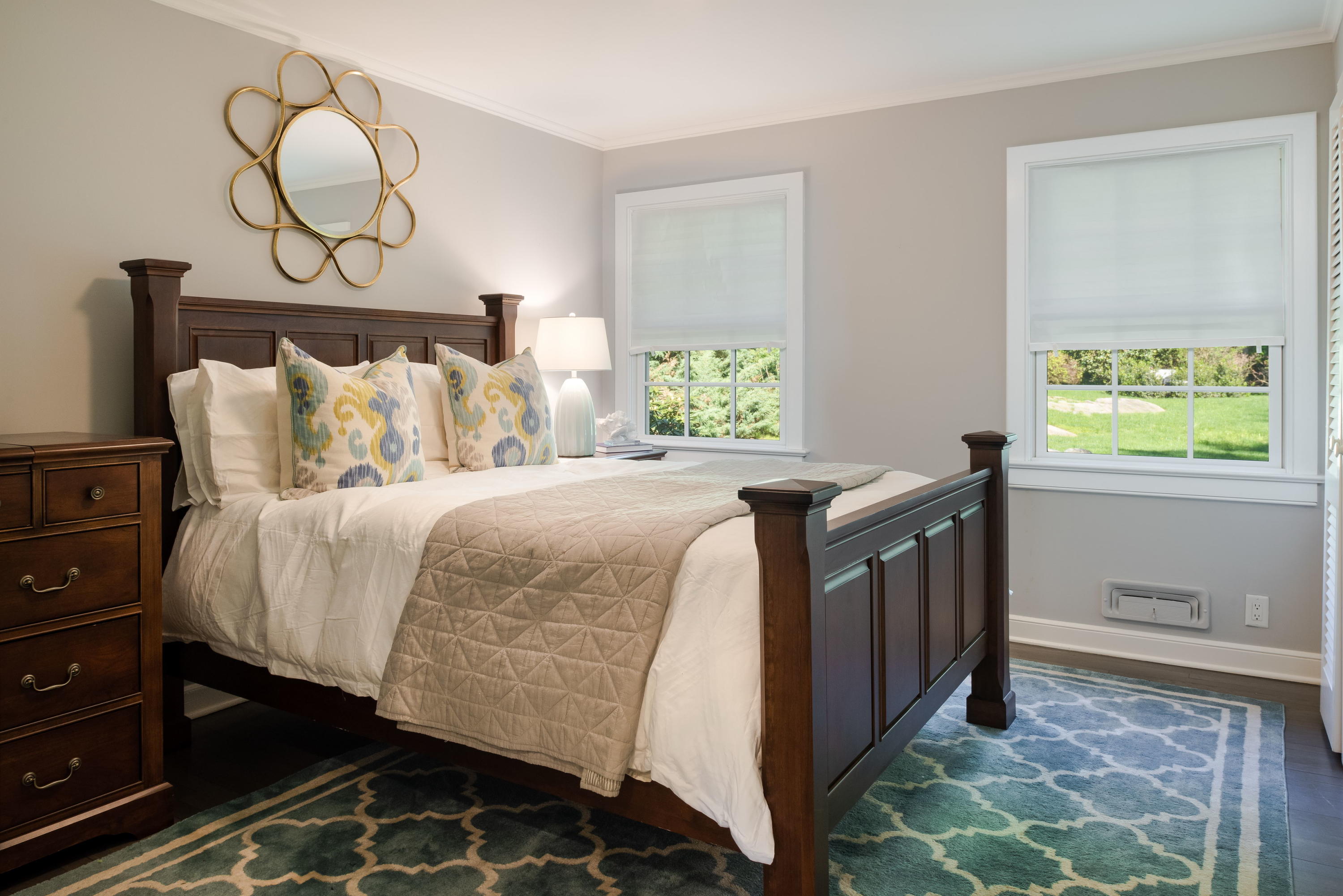 6 Runkenhage Road Darien, CT 06820 - Photo 17 of 32 a bedroom with a bed and window