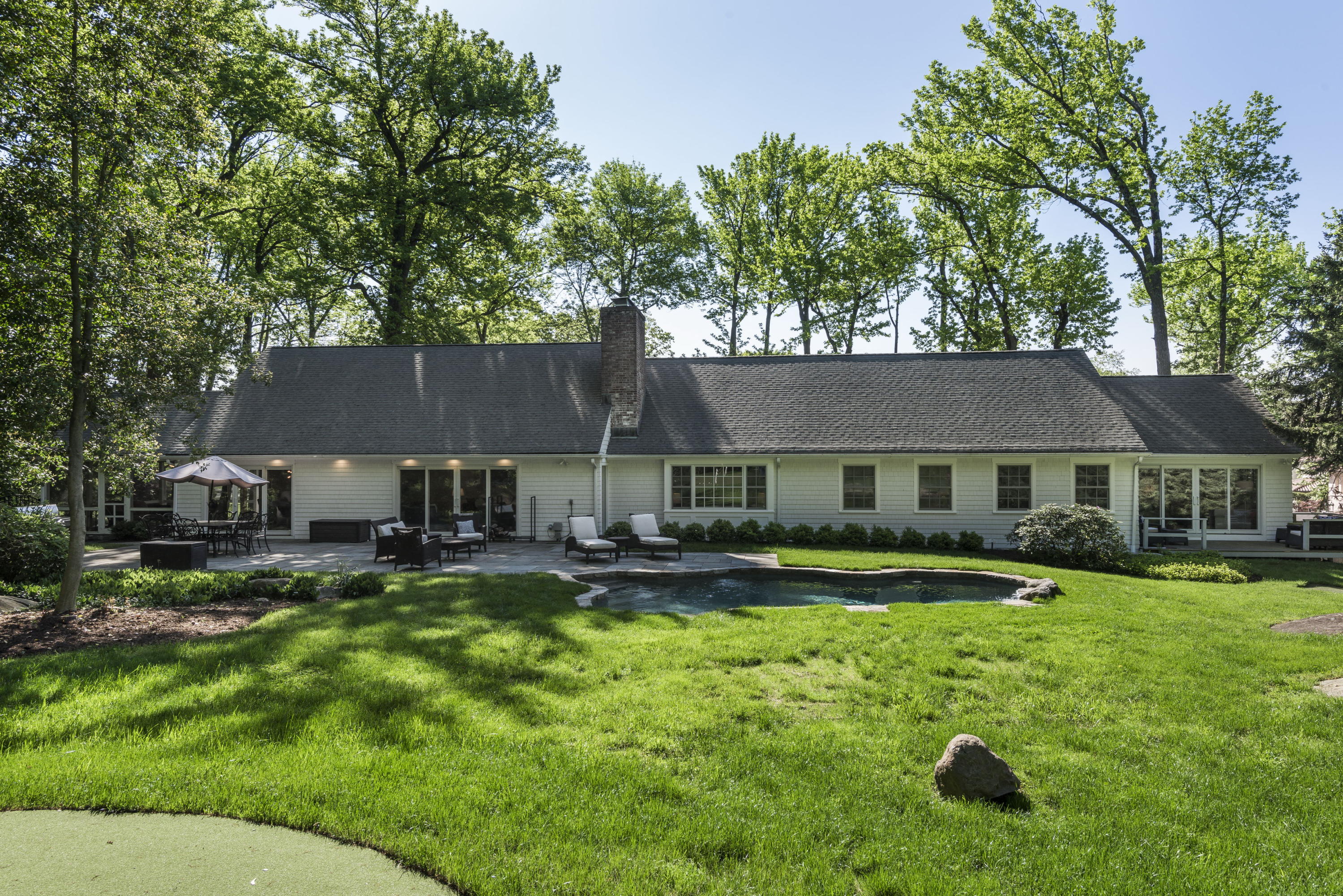 6 Runkenhage Road Darien, CT 06820 - Photo 24 of 32 a front view of a house with a yard