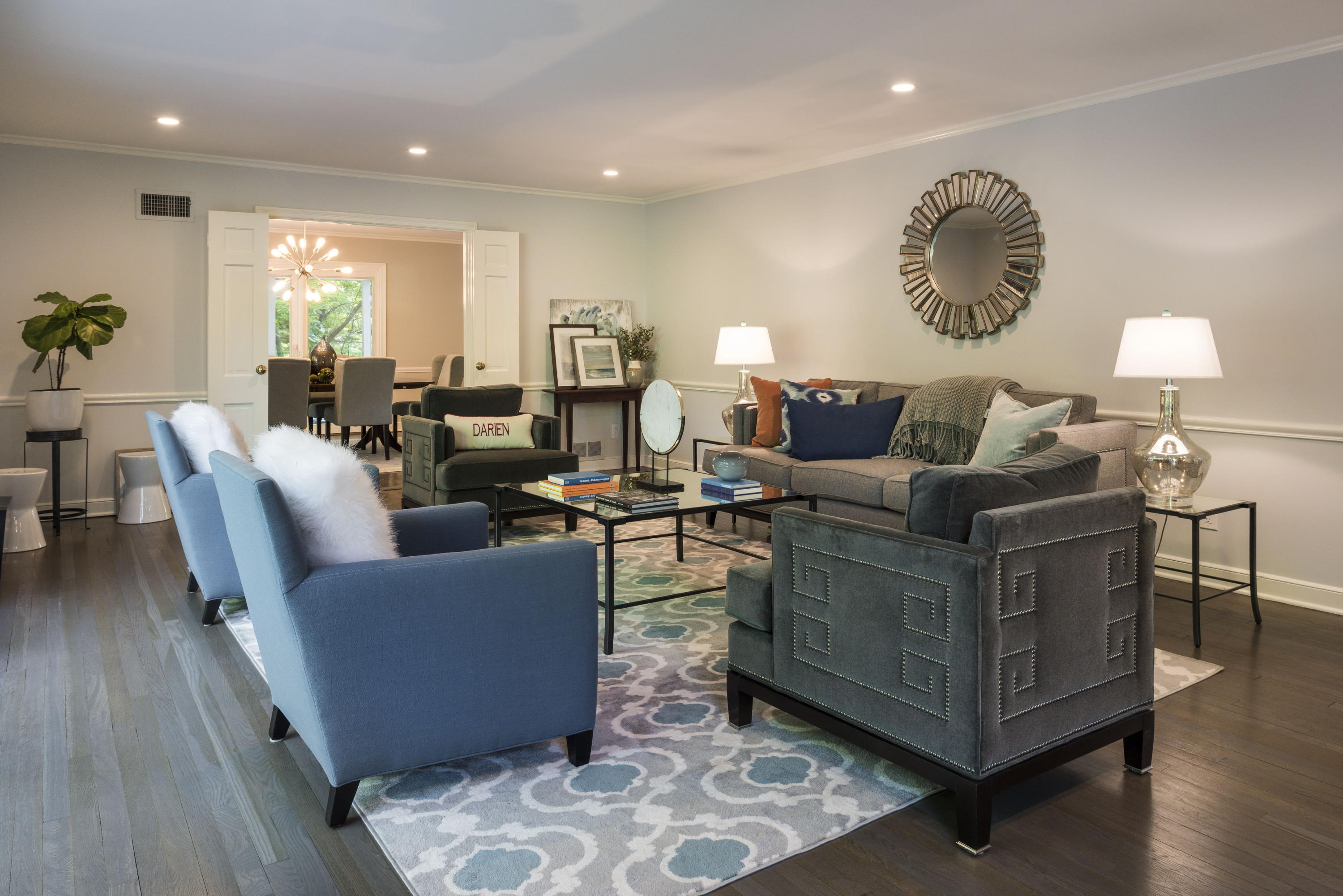 6 Runkenhage Road Darien, CT 06820 - Photo 9 of 32 a living room with furniture potted plant and a window
