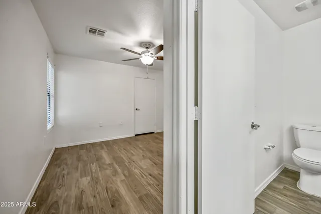 a view of bathroom with a toilet