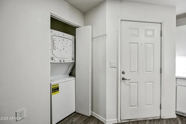 a view of a bench in a yard