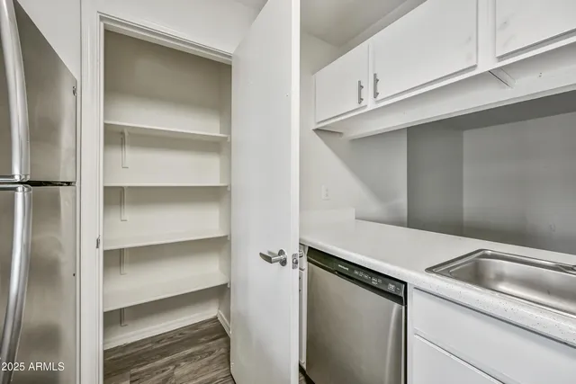 a utility room with washer and dryer