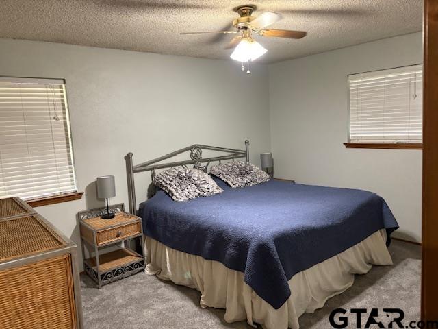449 Ruth Street Hawkins, TX 75765 - Photo 7 of 33 a bedroom with a bed and a chandelier
