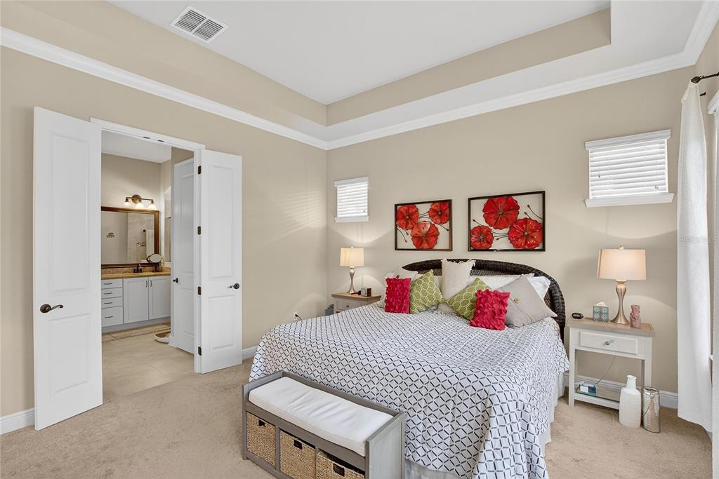 6020 Plover Meadow Street Lithia, FL 33547 - Photo 20 of 41 a bedroom with a bed and furniture