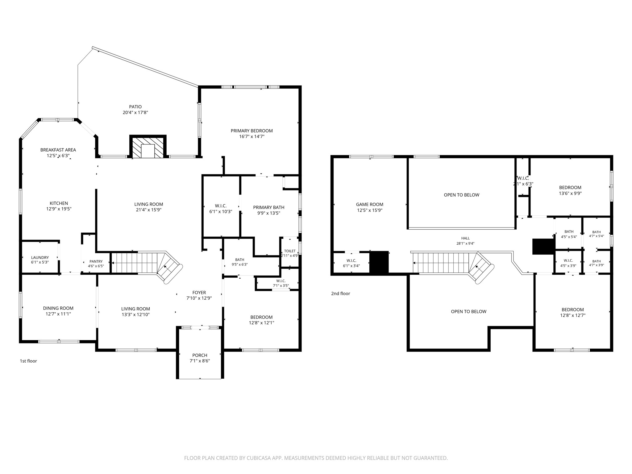 323 Magic Oaks Court Spring, TX 77388 - Photo 49 of 49 Full house layout with dimensions.