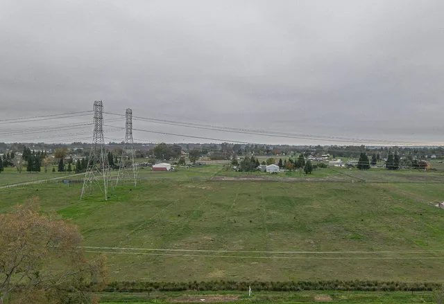 a view of a green field