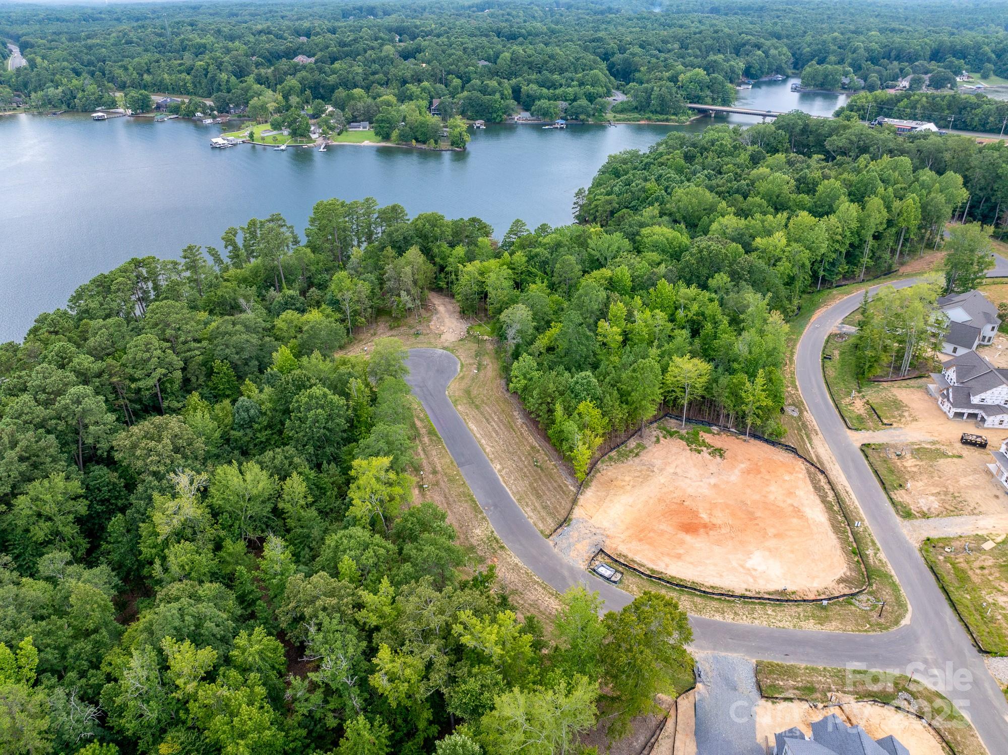 1006 Kingbird Lane Clover, SC 29710 - Photo 4 of 41 an aerial view of a house with a yard and lake view