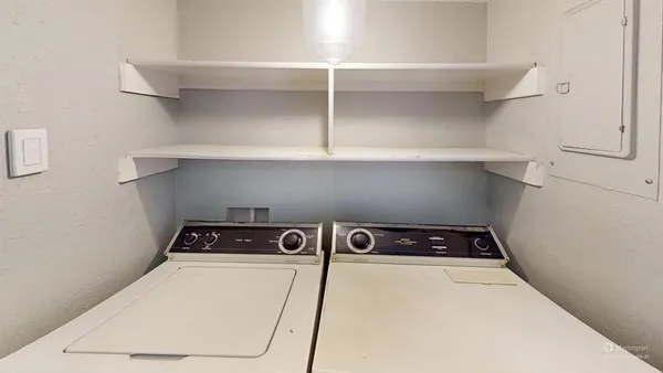 a view of washer and dryer